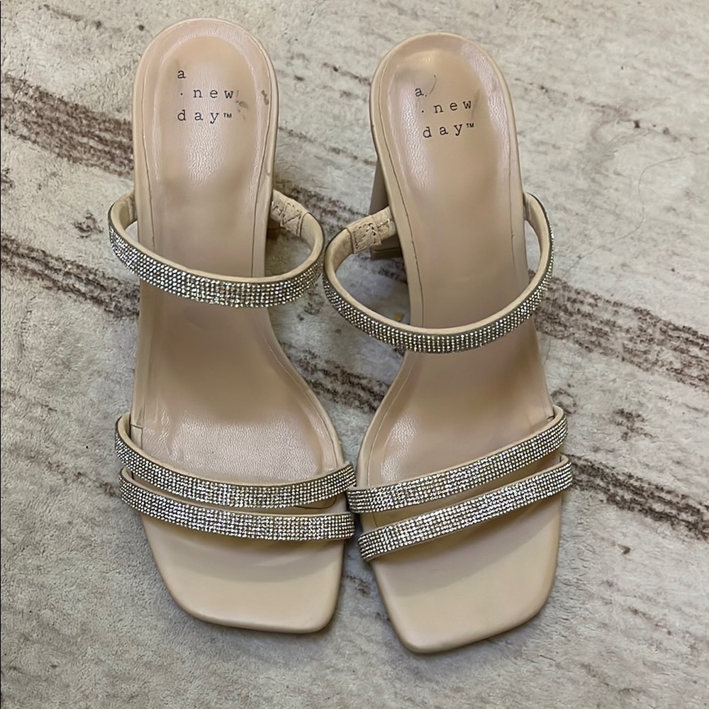 A New Day Cream Heels with Sleek Stiletto Design